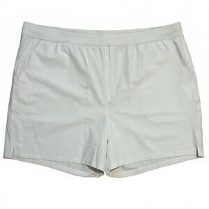 Amazon Aware men's stretch chino‎ shorts stone beige 3XL elastic waist
